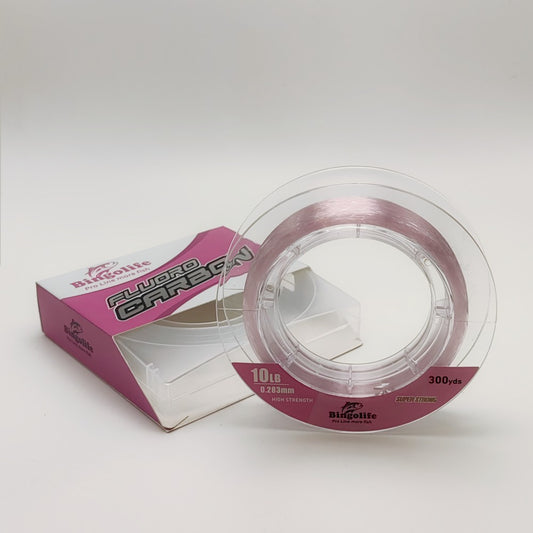 Bingolife 100% Japanese Pink Fluorocarbon High Grade Quality 300 Yard