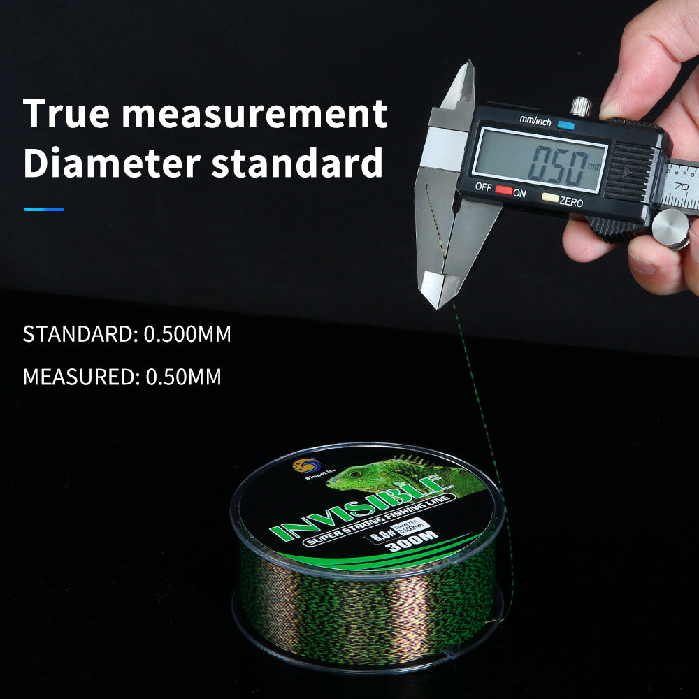 BingoLife Monofilament Chameleon Invisible Spotted Nylon Fishing Line 320 YDS