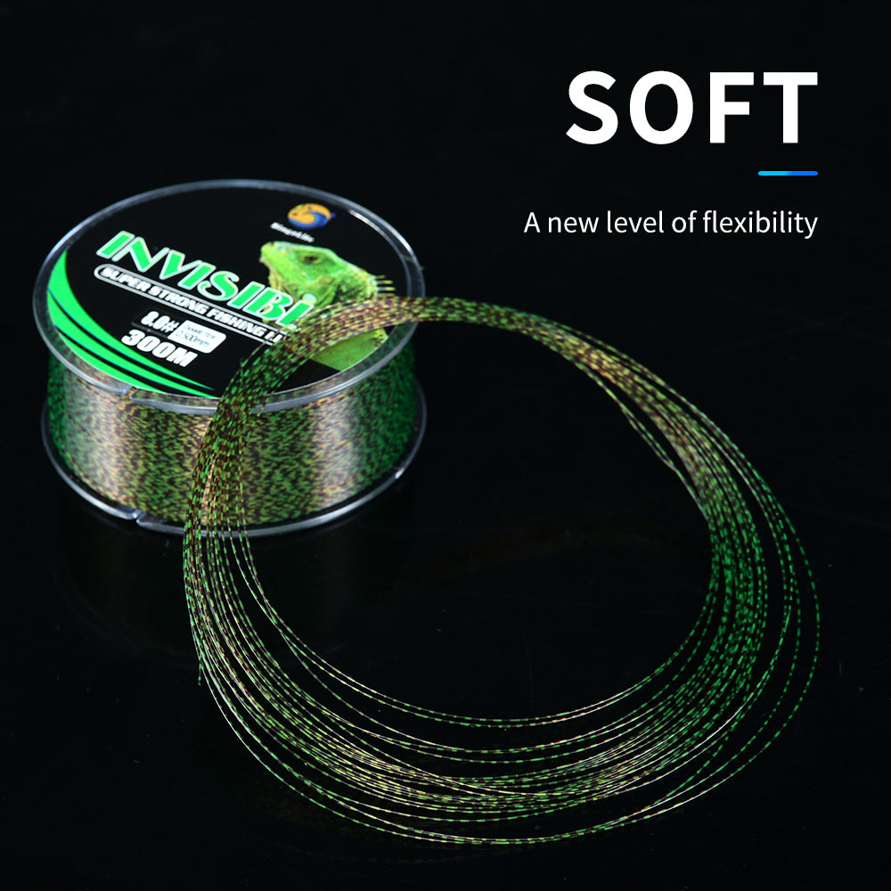 BingoLife Monofilament Chameleon Invisible Spotted Nylon Fishing Line 320 YDS
