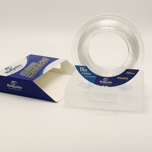 Bingolife 100% Japanese Clear Fluorocarbon High Grade Quality 300 Yard