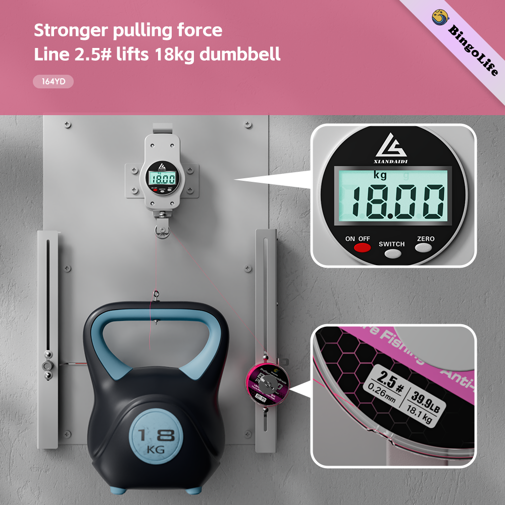 Bingolife Pro Tournament Grade Anti-Fade PEX8 Braid Line 1000 Yard