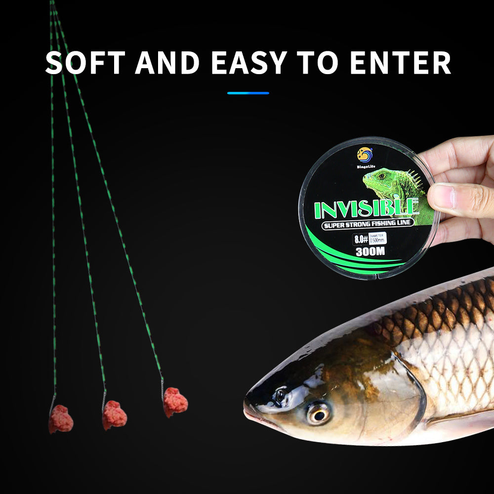 BingoLife Monofilament Chameleon Invisible Spotted Nylon Fishing Line 320 YDS