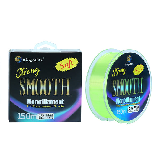 Bingolife Pro Tournament Grade green monofilament fishing line 164-yard spool and box