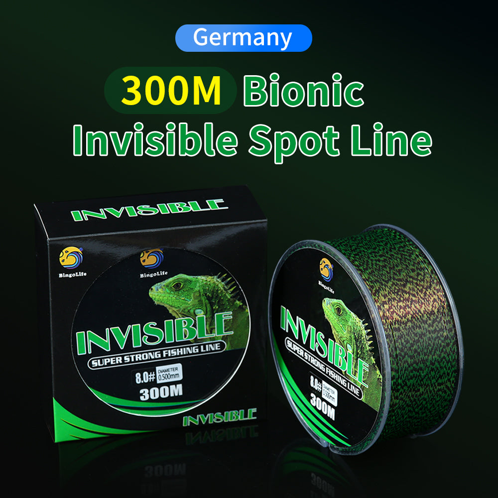 BingoLife Monofilament Chameleon Invisible Spotted Nylon Fishing Line 300m