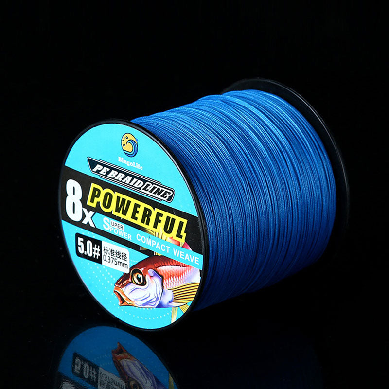 Bingolife Standard Grade PEX8 Braid Line 320 YDS Blue