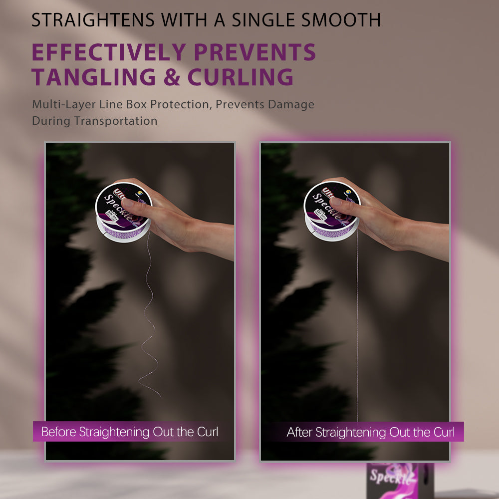 Bingolife High Grade Purple Speckle Invisible Monofilament 320 YDS