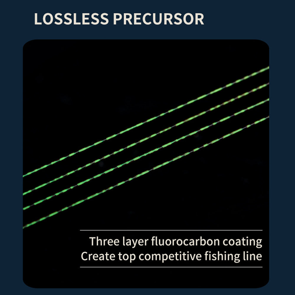 BingoLife Monofilament Green Speckle Invisible Spotted Nylon Fishing Line 110 YDS