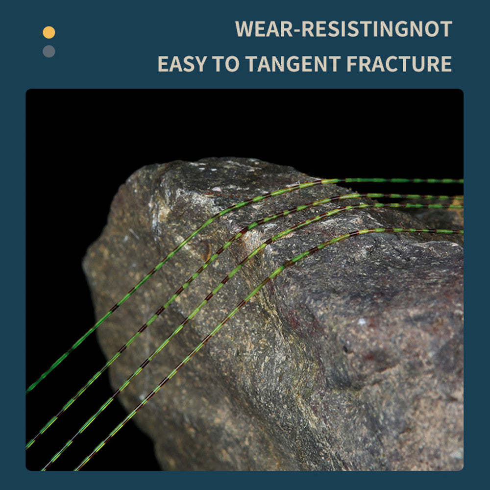 BingoLife Monofilament Green Speckle Invisible Spotted Nylon Fishing Line 110 YDS