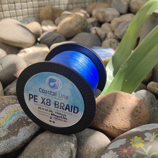 Coastal Line PE X8 Braid Ultra PE Made High Grade Japan Quality Fishing Line 500yds/1500yds/3000yds
