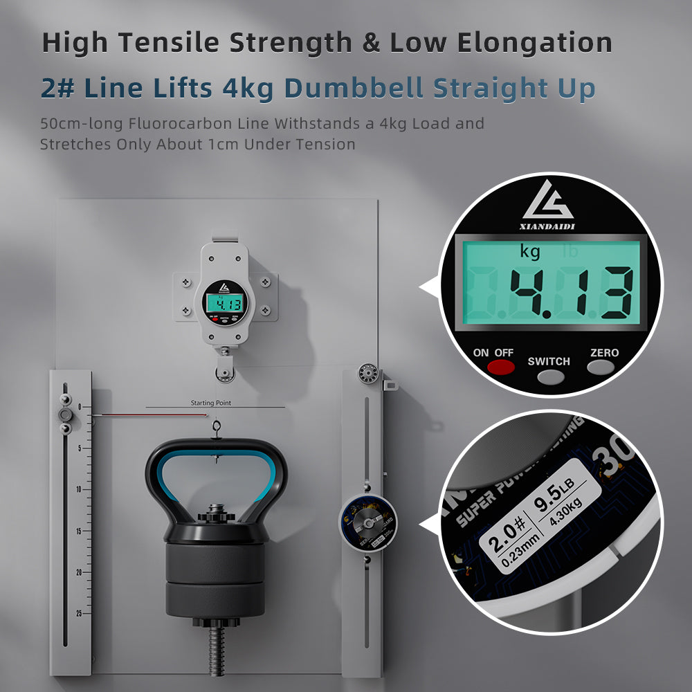 Bingolife  Black Stealth Nylon Fishing Line German Engineered Monofilament  High-Tenacity, Abrasion-Resistant & Fast Sinking 330 Yard