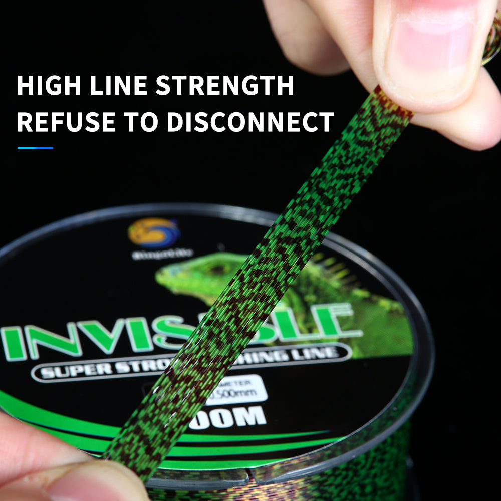 BingoLife Monofilament Chameleon Invisible Spotted Nylon Fishing Line 300m