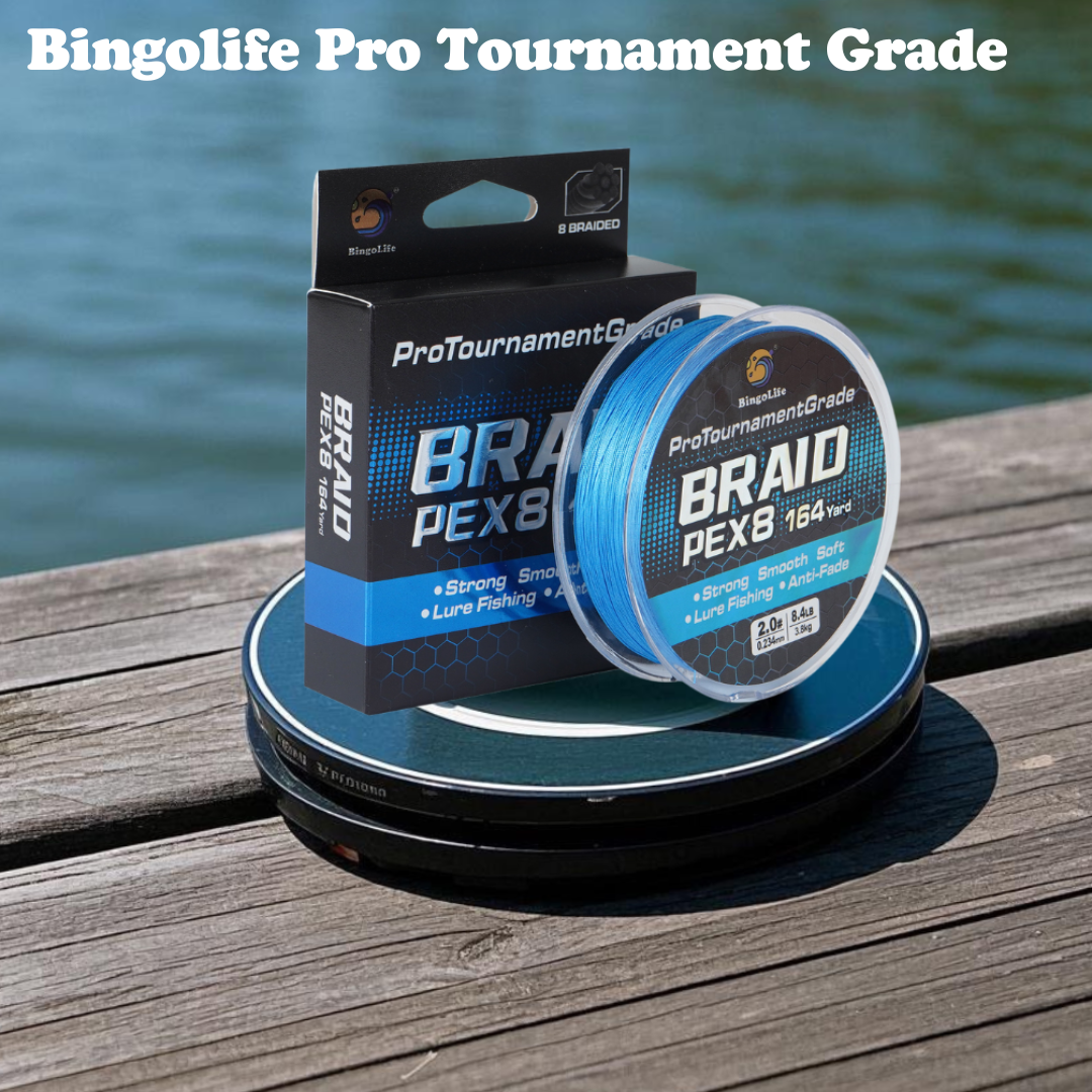 Bingolife Pro Tournament Grade Anti-Fade PEX8 Braid Line