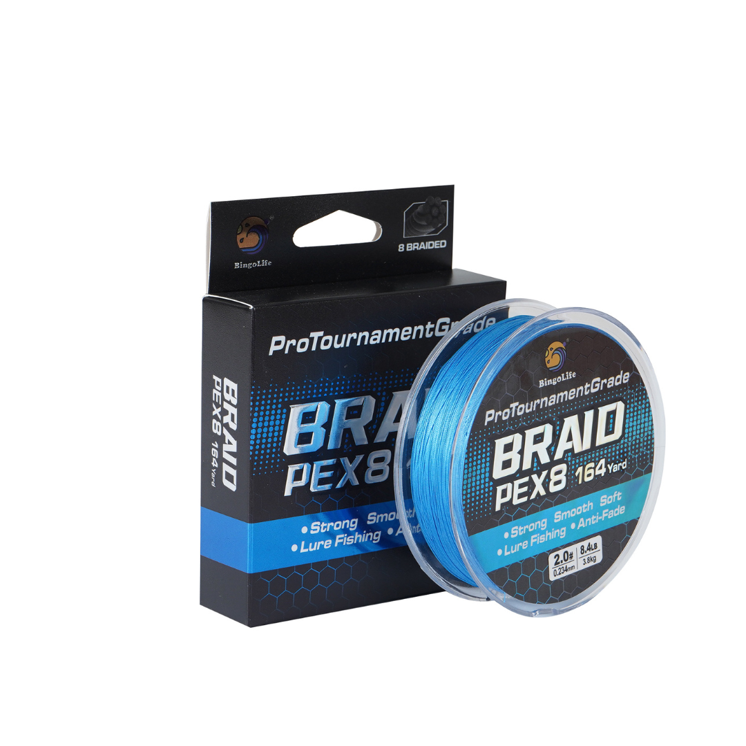 Bingolife Pro Tournament Grade Anti-Fade PEX8 Braid Line