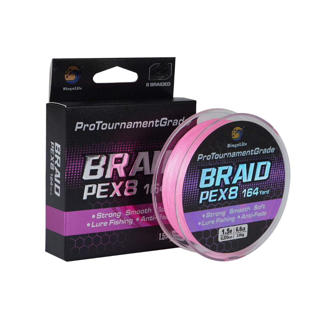 Bingolife Pro Tournament Grade Anti-Fade PEX8 Braid Line