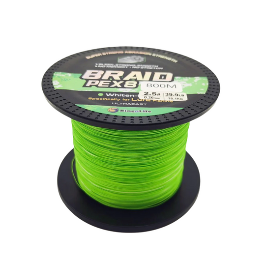 Bingolife PEX8 Braid Large Spool  300yds/500yds/600yds/800yds/1000yds/1500yds
