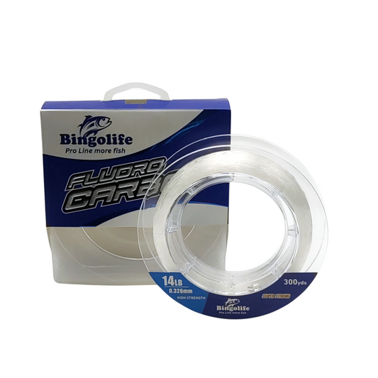 Bingolife 100% Japanese Clear Fluorocarbon High Grade Quality 300 Yard