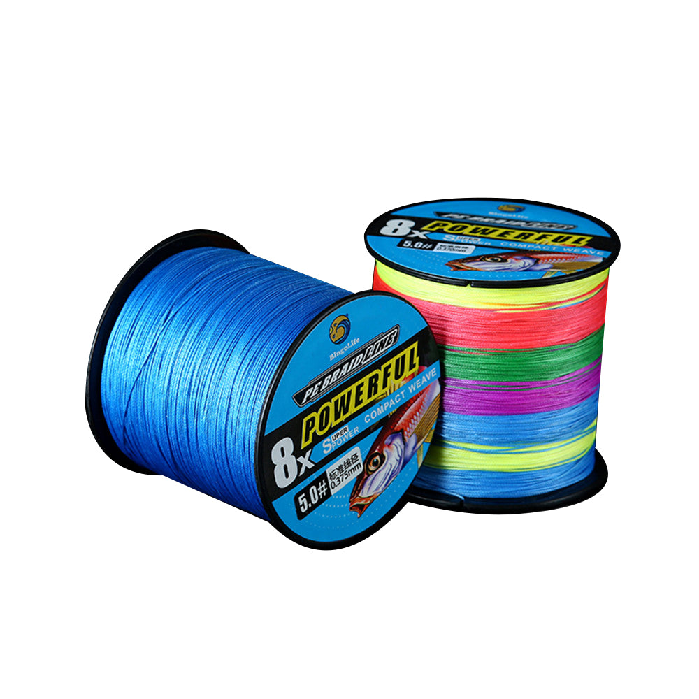 Bingolife Standard Grade PEX8 Braid Line 320 YDS Blue